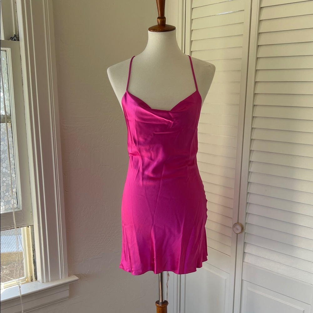 Serenity silk minidress